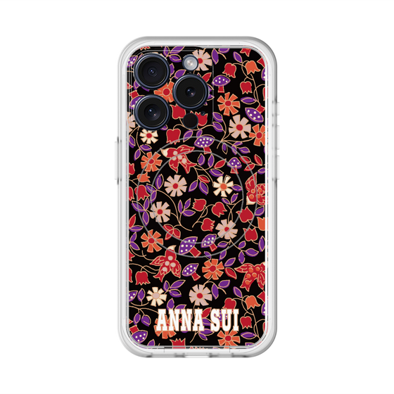 スリムプロテクションプレミアムケース with MagSafe［ ANNA SUI - ワイルドフラワー ］