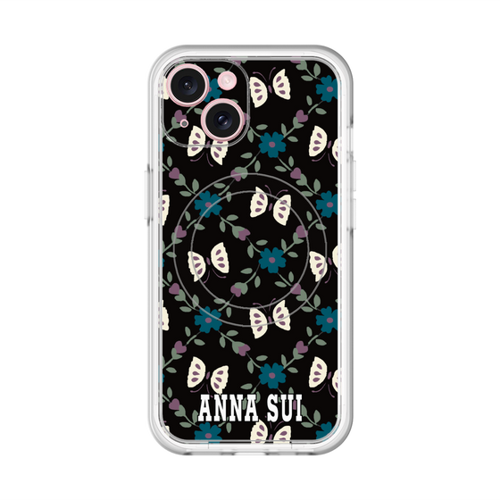 スリムプロテクションプレミアムケース with MagSafe［ ANNA SUI - バタフライ ］