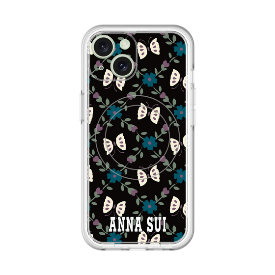 スリムプロテクションプレミアムケース with MagSafe［ ANNA SUI - バタフライ ］