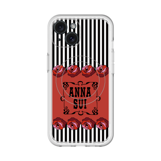 スリムプロテクションプレミアムケース with MagSafe［ ANNA SUI - ローズ ］