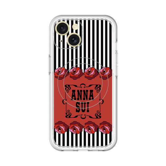 スリムプロテクションプレミアムケース with MagSafe［ ANNA SUI - ローズ ］