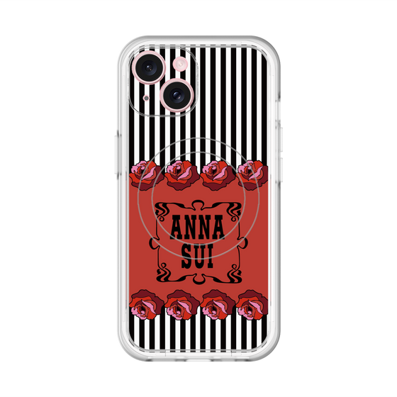 スリムプロテクションプレミアムケース with MagSafe［ ANNA SUI - ローズ ］