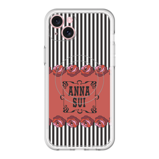 スリムプロテクションプレミアムケース with MagSafe［ ANNA SUI - ローズ ］
