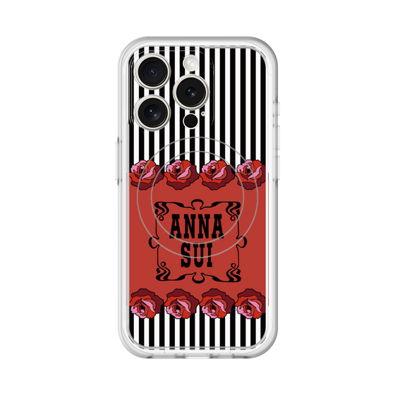 スリムプロテクションプレミアムケース with MagSafe［ ANNA SUI - ローズ ］