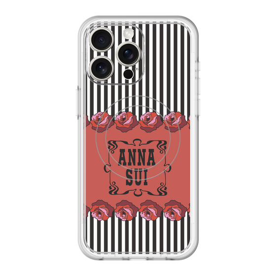 スリムプロテクションプレミアムケース with MagSafe［ ANNA SUI - ローズ ］