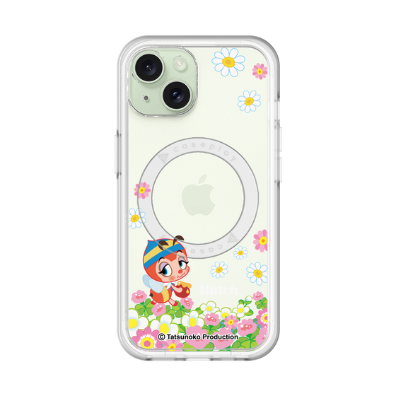 スリムプロテクションプレミアムケース with MagSafe［ 昆虫物語 みなしごハッチ - 花 ］