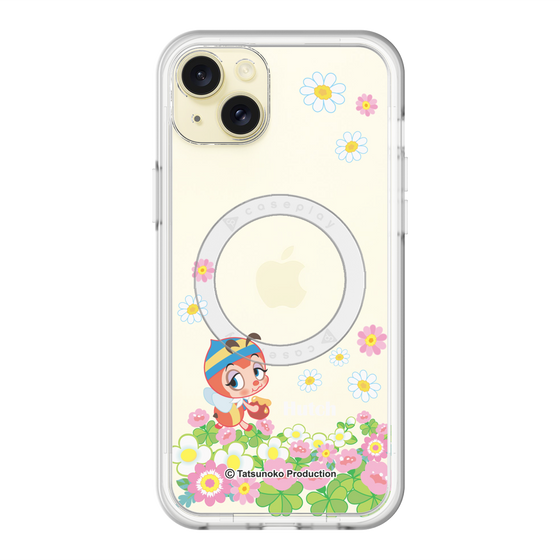 スリムプロテクションプレミアムケース with MagSafe［ 昆虫物語 みなしごハッチ - 花 ］