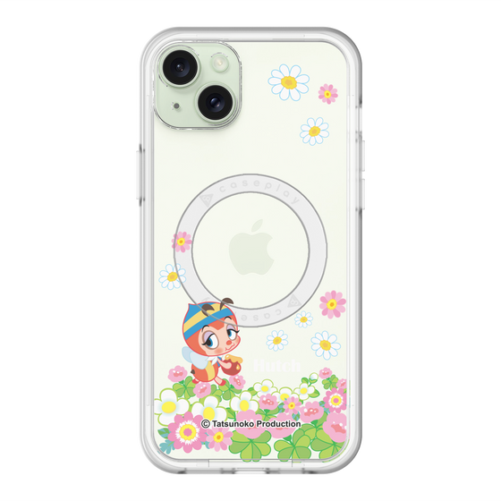 スリムプロテクションプレミアムケース with MagSafe［ 昆虫物語 みなしごハッチ - 花 ］