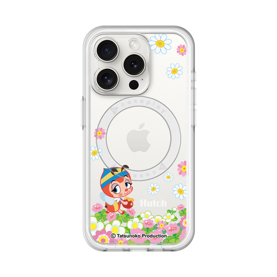 スリムプロテクションプレミアムケース with MagSafe［ 昆虫物語 みなしごハッチ - 花 ］