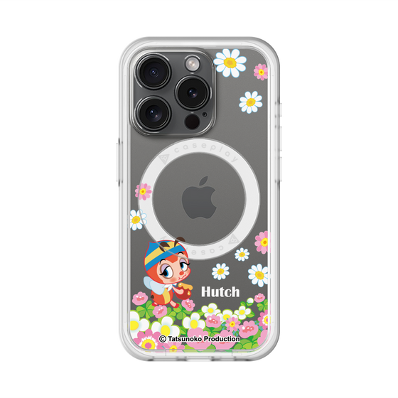 スリムプロテクションプレミアムケース with MagSafe［ 昆虫物語 みなしごハッチ - 花 ］