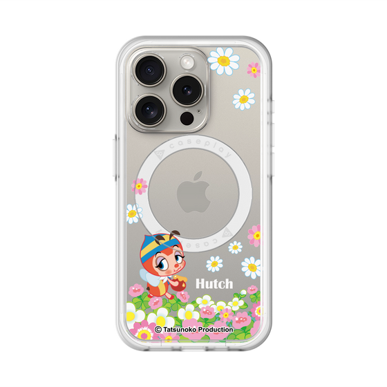 スリムプロテクションプレミアムケース with MagSafe［ 昆虫物語 みなしごハッチ - 花 ］