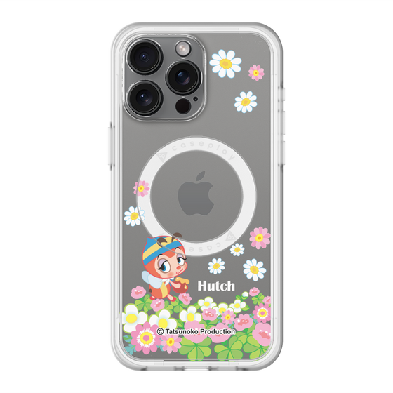 スリムプロテクションプレミアムケース with MagSafe［ 昆虫物語 みなしごハッチ - 花 ］