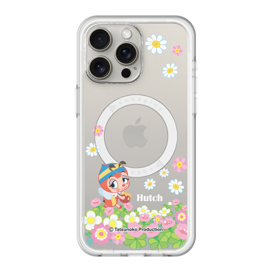 スリムプロテクションプレミアムケース with MagSafe［ 昆虫物語 みなしごハッチ - 花 ］