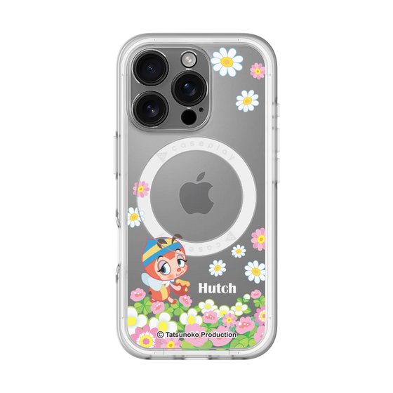 スリムプロテクションプレミアムケース with MagSafe［ 昆虫物語 みなしごハッチ - 花 ］