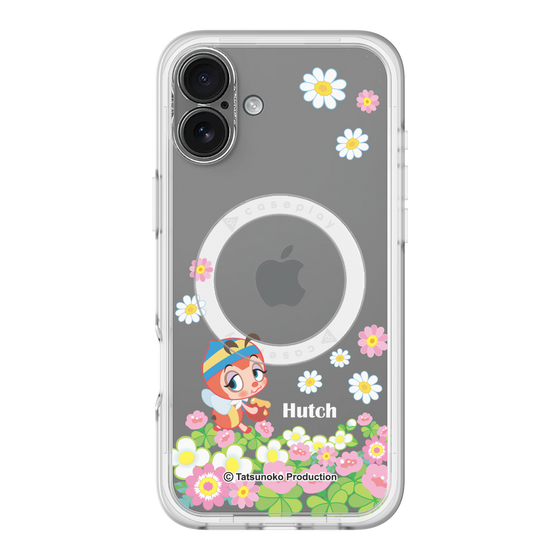 スリムプロテクションプレミアムケース with MagSafe［ 昆虫物語 みなしごハッチ - 花 ］