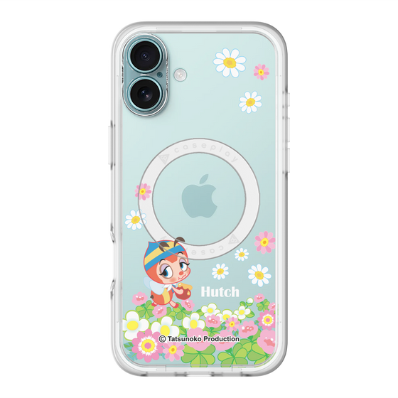 スリムプロテクションプレミアムケース with MagSafe［ 昆虫物語 みなしごハッチ - 花 ］