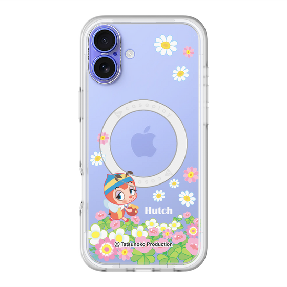 スリムプロテクションプレミアムケース with MagSafe［ 昆虫物語 みなしごハッチ - 花 ］