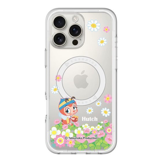 スリムプロテクションプレミアムケース with MagSafe［ 昆虫物語 みなしごハッチ - 花 ］