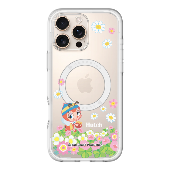スリムプロテクションプレミアムケース with MagSafe［ 昆虫物語 みなしごハッチ - 花 ］
