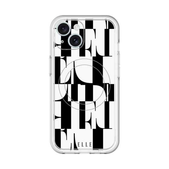 スリムプロテクションプレミアムケース with MagSafe［ ELLE - カットロゴ ］