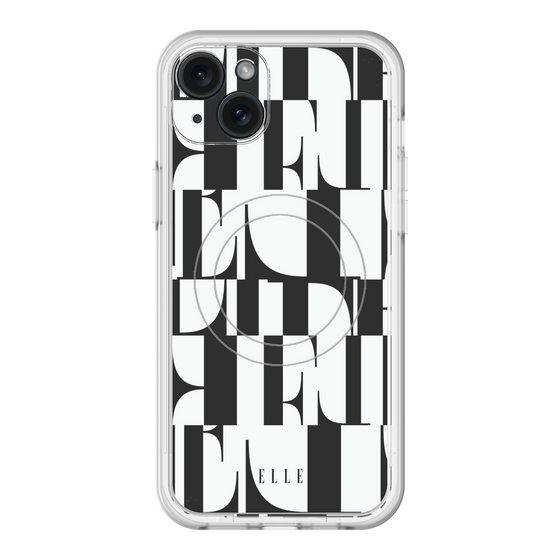 スリムプロテクションプレミアムケース with MagSafe［ ELLE - カットロゴ ］