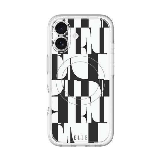 スリムプロテクションプレミアムケース with MagSafe［ ELLE - カットロゴ ］