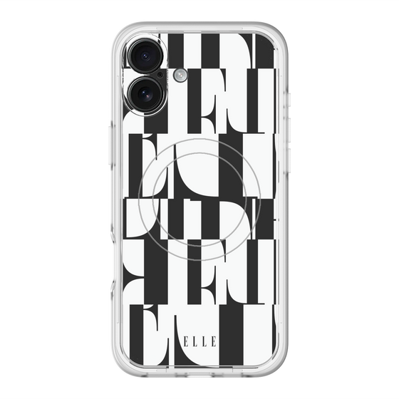 スリムプロテクションプレミアムケース with MagSafe［ ELLE - カットロゴ ］