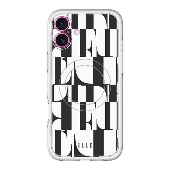 スリムプロテクションプレミアムケース with MagSafe［ ELLE - カットロゴ ］