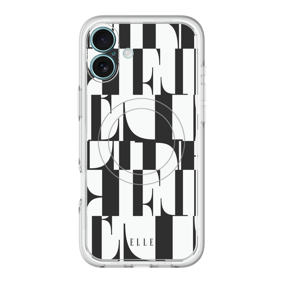 スリムプロテクションプレミアムケース with MagSafe［ ELLE - カットロゴ ］