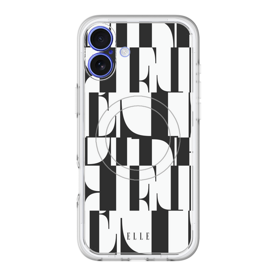 スリムプロテクションプレミアムケース with MagSafe［ ELLE - カットロゴ ］