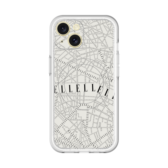 スリムプロテクションプレミアムケース with MagSafe［ ELLE - マップ ］