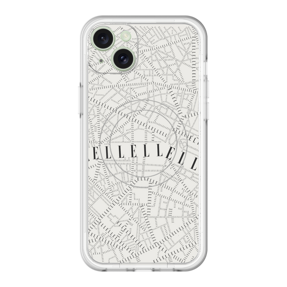 スリムプロテクションプレミアムケース with MagSafe［ ELLE - マップ ］