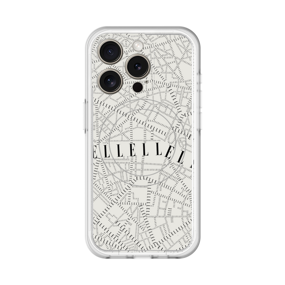 スリムプロテクションプレミアムケース with MagSafe［ ELLE - マップ ］