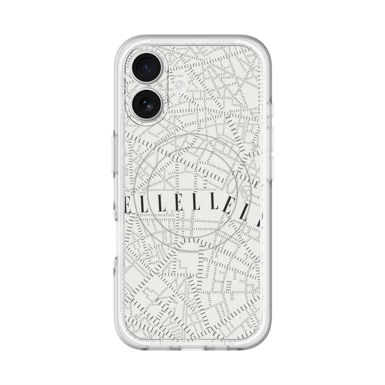 スリムプロテクションプレミアムケース with MagSafe［ ELLE - マップ ］