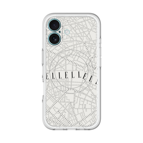 スリムプロテクションプレミアムケース with MagSafe［ ELLE - マップ ］