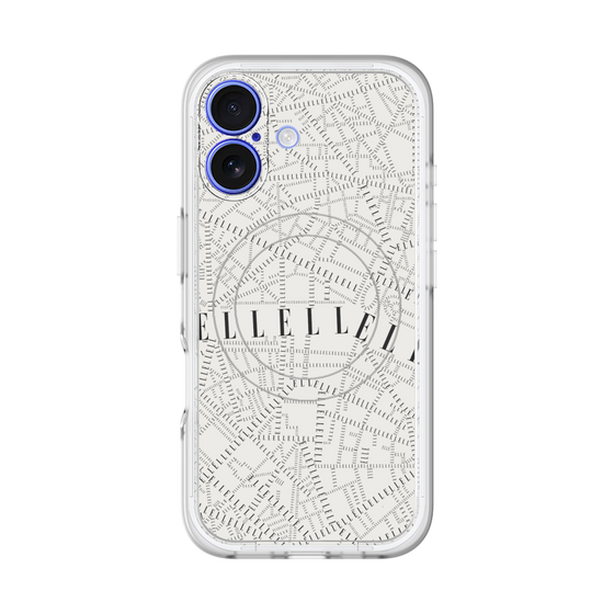 スリムプロテクションプレミアムケース with MagSafe［ ELLE - マップ ］