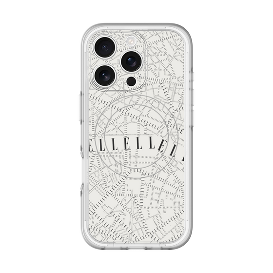 スリムプロテクションプレミアムケース with MagSafe［ ELLE - マップ ］