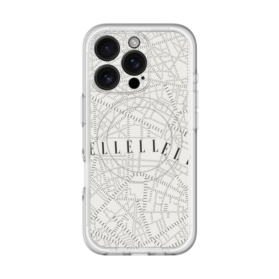 スリムプロテクションプレミアムケース with MagSafe［ ELLE - マップ ］
