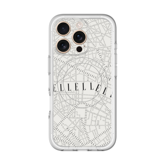 スリムプロテクションプレミアムケース with MagSafe［ ELLE - マップ ］