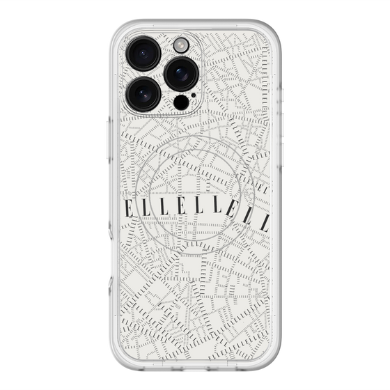スリムプロテクションプレミアムケース with MagSafe［ ELLE - マップ ］