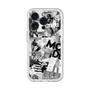 スリムプロテクションプレミアムケース with MagSafe［ ELLE - マガジン- モノクロ ］