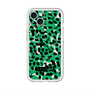スリムプロテクションプレミアムケース with MagSafe［ ELLEgirl - レオパード - Green ］
