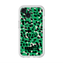 スリムプロテクションプレミアムケース with MagSafe［ ELLEgirl - レオパード - Green ］