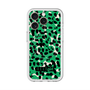 スリムプロテクションプレミアムケース with MagSafe［ ELLEgirl - レオパード - Green ］