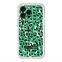 スリムプロテクションプレミアムケース with MagSafe［ ELLEgirl - レオパード - Green ］