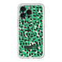スリムプロテクションプレミアムケース with MagSafe［ ELLEgirl - レオパード - Green ］