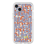 スリムプロテクションプレミアムケース with MagSafe［ ELLEgirl - ミックスロゴ - Purple ］