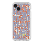 スリムプロテクションプレミアムケース with MagSafe［ ELLEgirl - ミックスロゴ - Purple ］