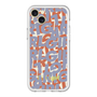 スリムプロテクションプレミアムケース with MagSafe［ ELLEgirl - ミックスロゴ - Purple ］