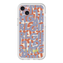 スリムプロテクションプレミアムケース with MagSafe［ ELLEgirl - ミックスロゴ - Purple ］